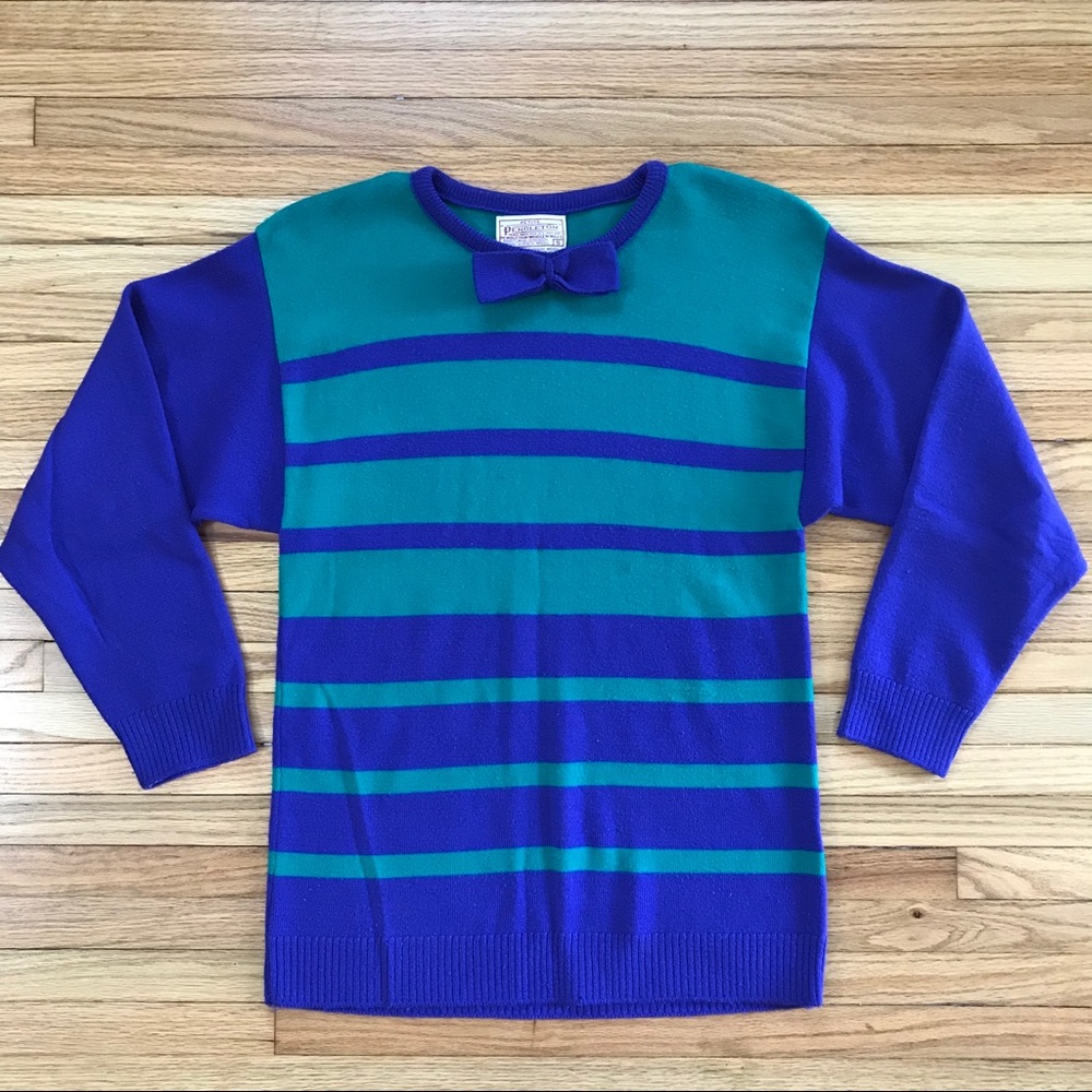 Pendleton Petite Wool Sweater With Bow - image 1